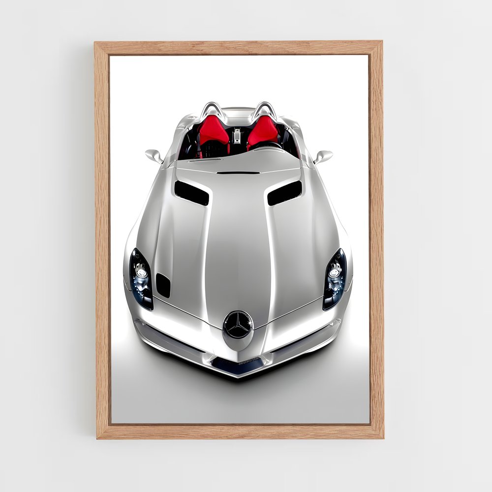 Poster Moss Silver Dream – affiche Mercedes (vue 4)